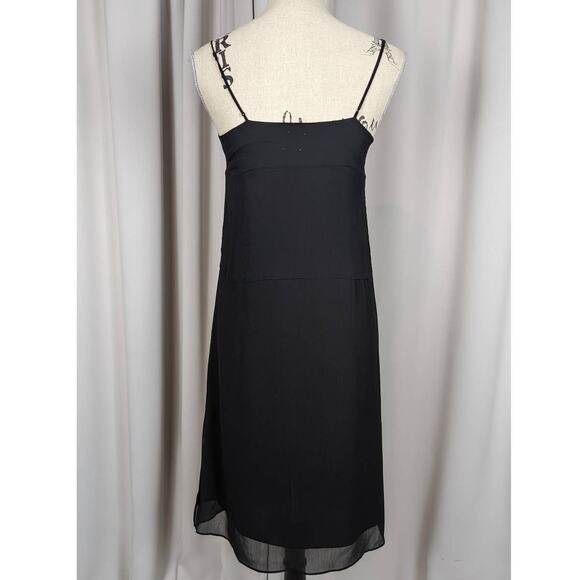 Aritzia Little Moon Spaghetti Strap Slip Dress Black XS - Picture 2 of 13